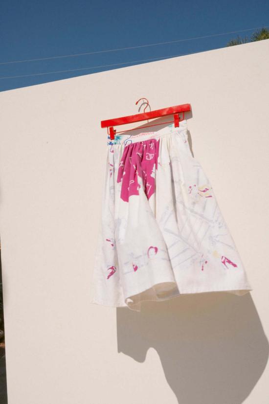  카린 롱 스커트 칼린 스텔라 드린들  웨스턴/로즈 - CARLEEN