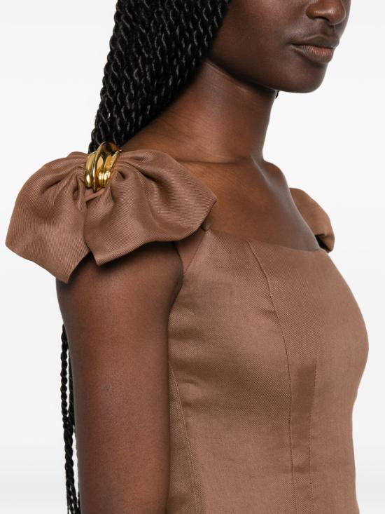 26SS 엘리자베타프랜치 미디 원피스 AB96862E2 600 - ELISABETTA FRANCHI