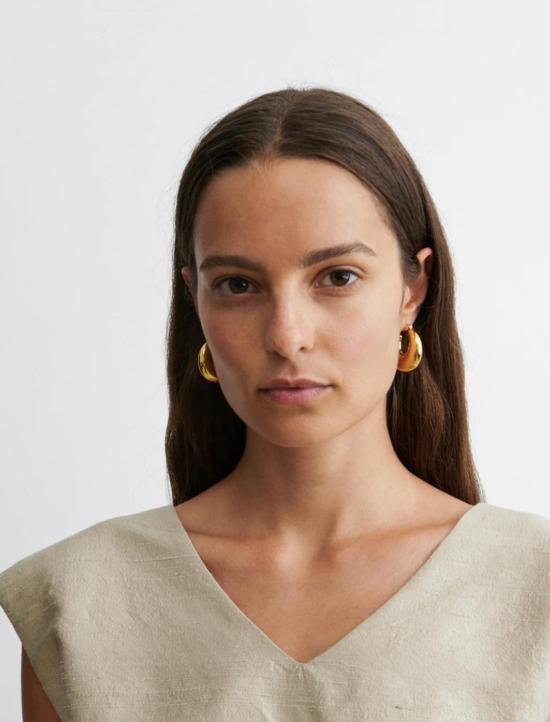  레이첼 코미 이어링 풀 모양 귀걸이 금색 - RACHEL COMEY