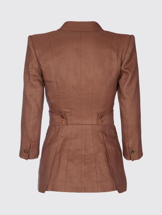 26SS 엘리자베타프랜치 수트 자켓 GI23662E2 600 Brown - ELISABETTA FRANCHI