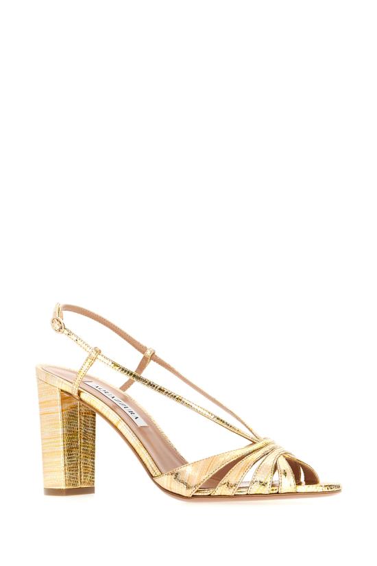 26SS 아쿠아주라 샌들 AEEMIDS1LCN MTD MULTI GOLD - AQUAZZURA