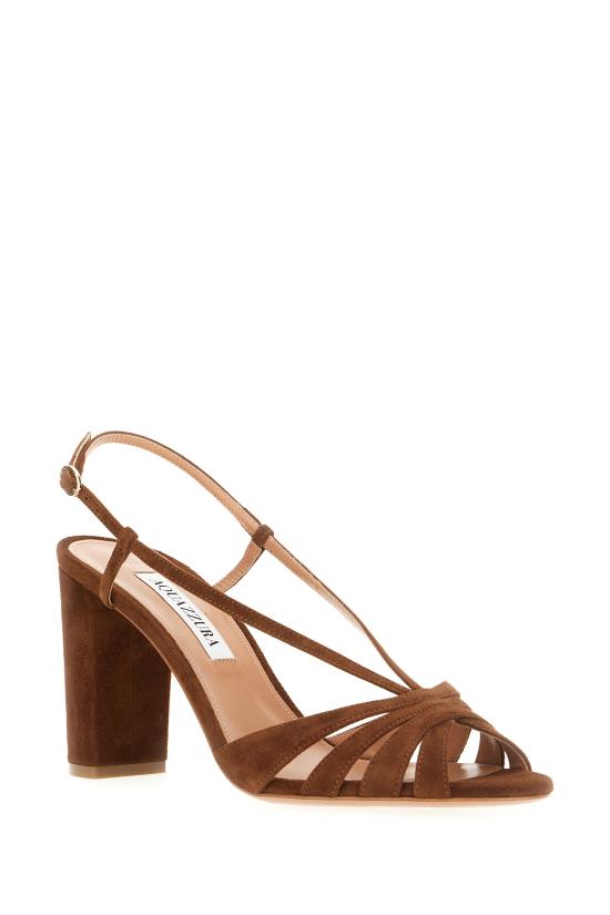 26SS 아쿠아주라 샌들 AEEMIDS1SUE WLN WALNUT - AQUAZZURA