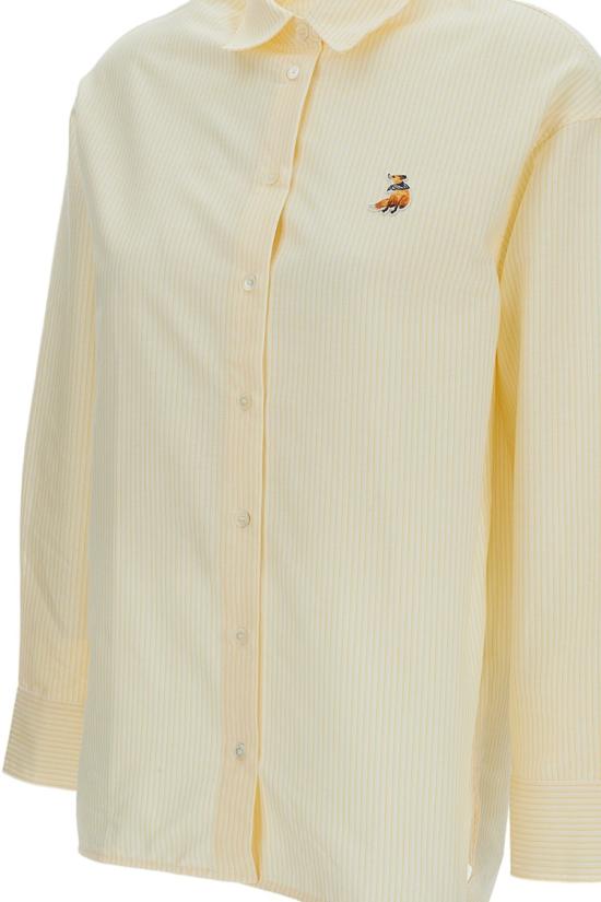 26SS 메종키츠네 셔츠 QW00415WC50980493 Yellow - MAISON KITSUNE