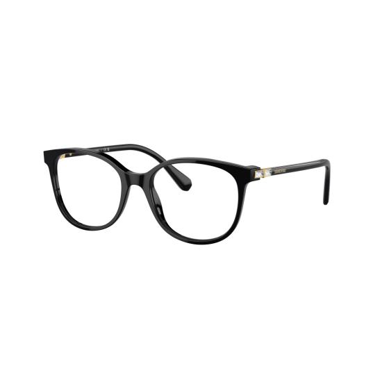 26SS 스와로브스키 안경 0Sk2002 골드 액센트가 있는 둥근 사각형 프레임 안경 - SWAROVSKI