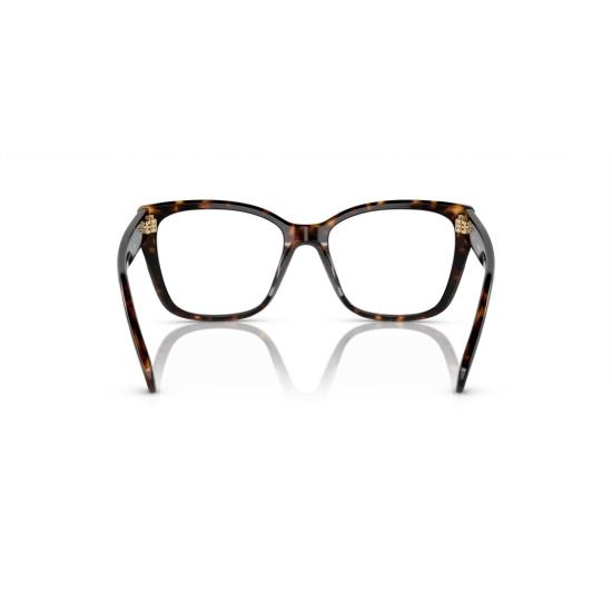 26SS 스와로브스키 안경 0Sk2008 오버사이즈 스퀘어 호피무늬 안경 (크리스탈 장식) - SWAROVSKI