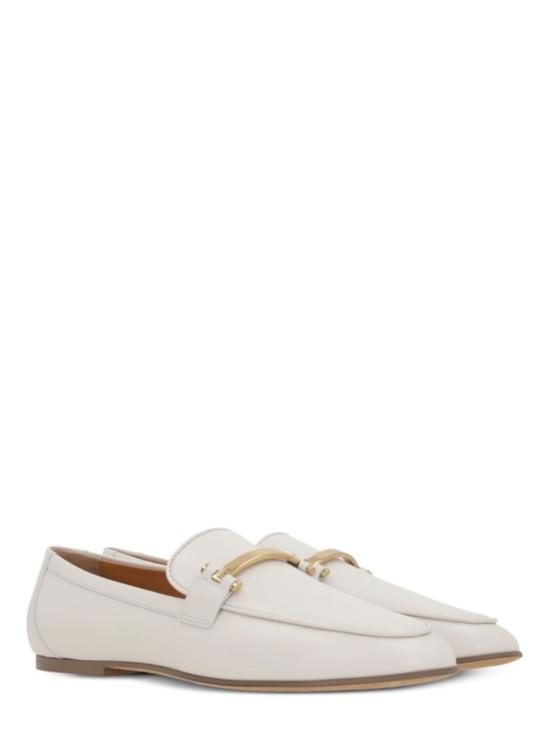  토즈 카프스킨 레더 로퍼 XXW79A0JE50 SMXB015 White - TODS
