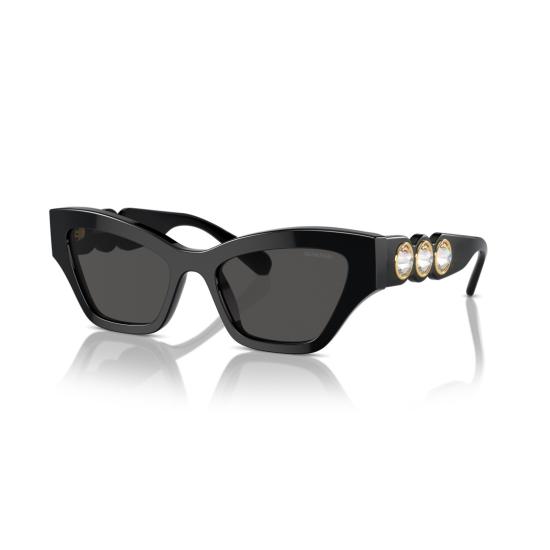 26SS 스와로브스키 선글라스 0Sk6021 크리스탈 장식 캣아이 - SWAROVSKI