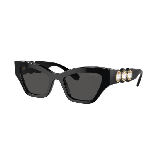 26SS 스와로브스키 선글라스 0Sk6021 크리스탈 장식 캣아이 - SWAROVSKI