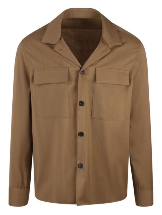 25SS 로우브랜드 긴팔 셔츠 L1CSS256597 M096 Brown