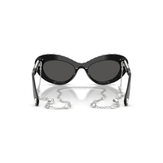 26SS 스와로브스키 선글라스 0Sk6061u 크리스탈 장식 캣아이 - SWAROVSKI