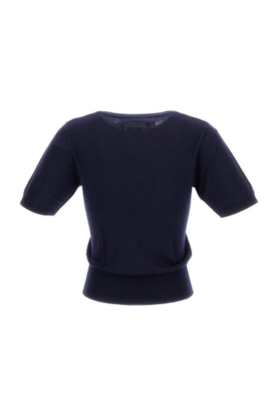 26SS 익스트림캐시미어 반팔 티셔츠 41600118TU05NAVY Blue - EXTREME CASHMERE