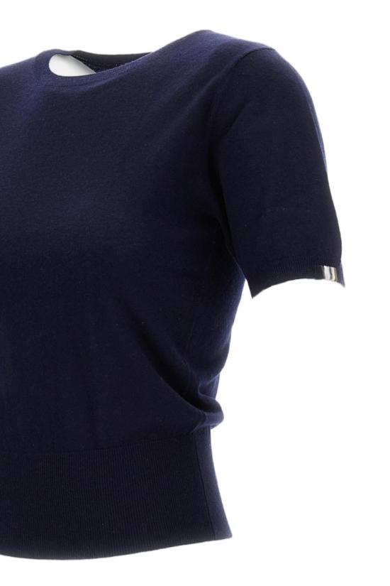 26SS 익스트림캐시미어 반팔 티셔츠 41600118TU05NAVY Blue - EXTREME CASHMERE