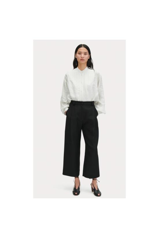  레이첼 코미 크롭 팬츠 크루 팬츠 블랙