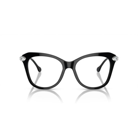 26SS 스와로브스키 안경 0Sk2012 크리스탈 장식 오버사이즈 캣아이 안경 - SWAROVSKI