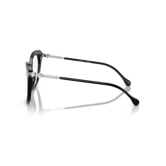 26SS 스와로브스키 안경 0Sk2012 크리스탈 장식 오버사이즈 캣아이 안경 - SWAROVSKI