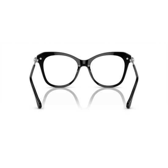 26SS 스와로브스키 안경 0Sk2012 크리스탈 장식 오버사이즈 캣아이 안경 - SWAROVSKI