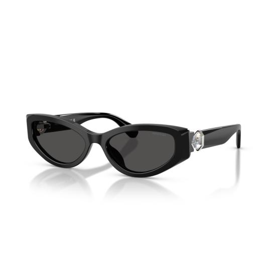 26SS 스와로브스키 선글라스 0Sk6045u 캣아이  (유광 블랙 아세테이트 프레임) - SWAROVSKI