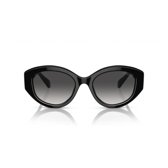 26SS 스와로브스키 선글라스 0Sk6005 크리스탈 장식 오버사이즈 캣아이 - SWAROVSKI