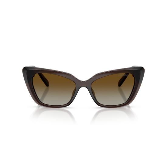 26SS 스와로브스키 선글라스 0Sk6047 골드톤 장식이 돋보이는 볼드한 캣아이 - SWAROVSKI