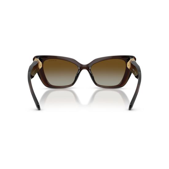 26SS 스와로브스키 선글라스 0Sk6047 골드톤 장식이 돋보이는 볼드한 캣아이 - SWAROVSKI