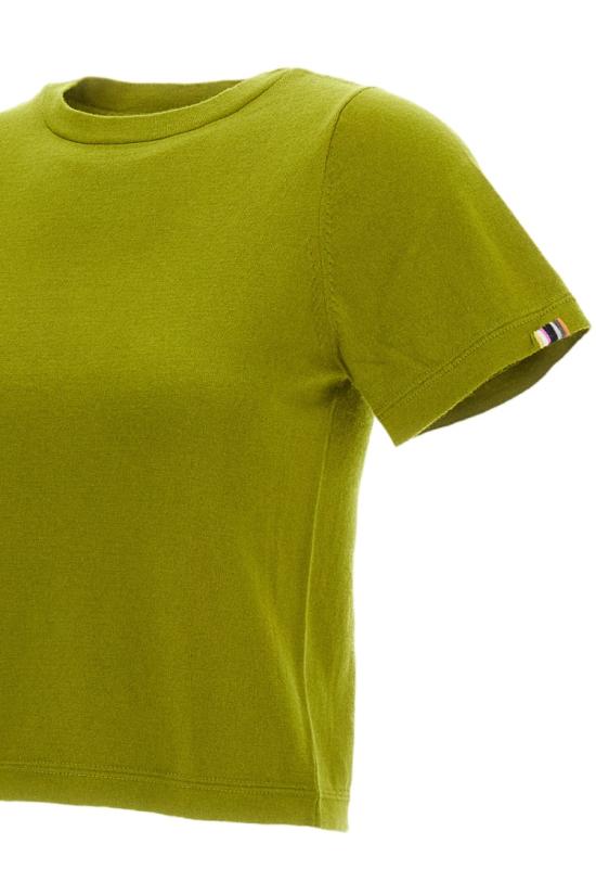 26SS 익스트림캐시미어 반팔 티셔츠 26721111TU05GRASS Green - EXTREME CASHMERE