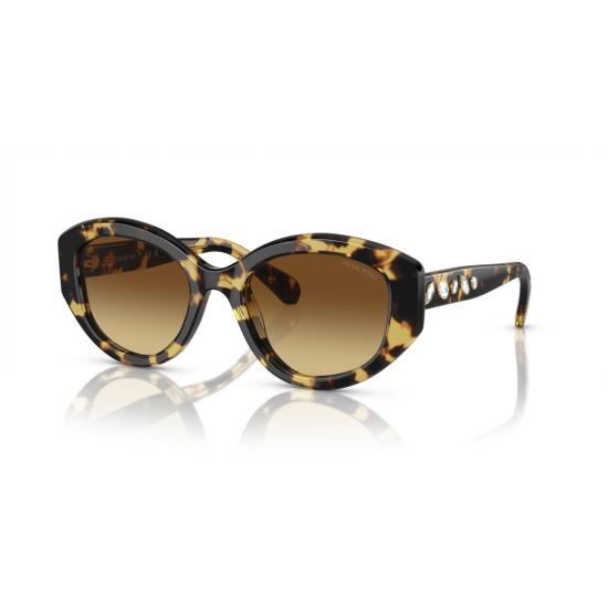 26SS 스와로브스키 선글라스 0Sk6005 캣아이  (호피무늬 프레임) - SWAROVSKI