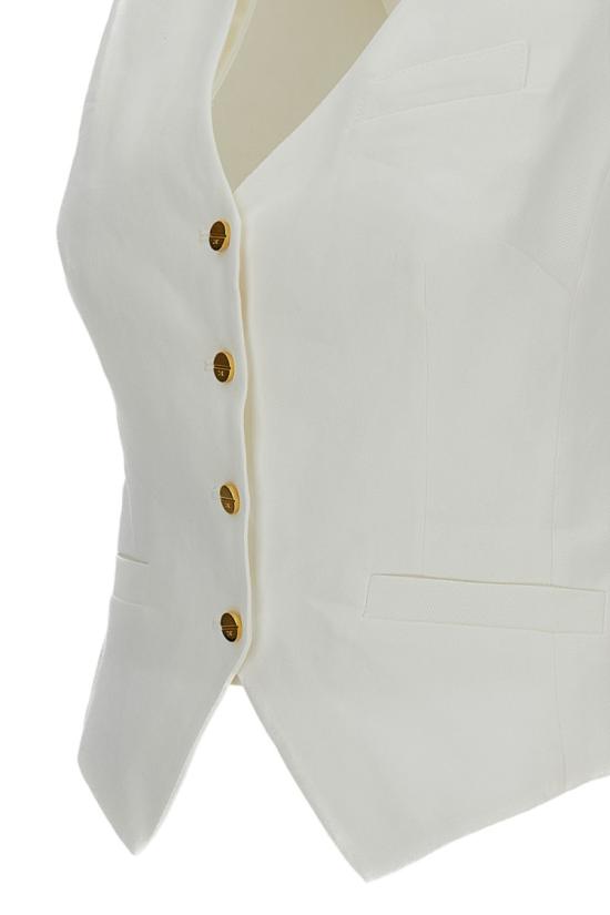 26SS 엘리자베타프랜치 자켓 GL00862E2360 White - ELISABETTA FRANCHI
