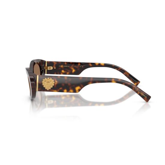 26SS 돌체앤가바나 선글라스 0Dg4537 호피무늬 타원형  (골드 하트 엠블럼 포함) - DOLCE & GABBANA