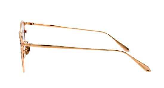  린다페로우 안경 Lfl 얇은 금속 프레임 원형 - LINDA FARROW