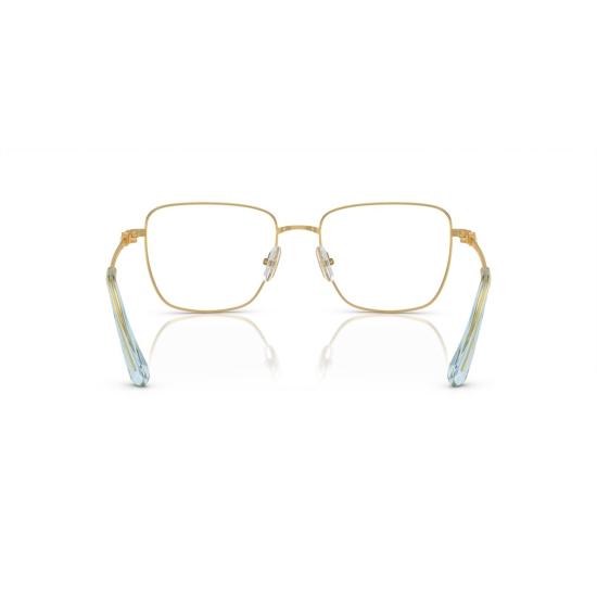 26SS 스와로브스키 안경 0Sk1003 섬세한 골드 메탈 프레임, 그라데이션 템플 - SWAROVSKI