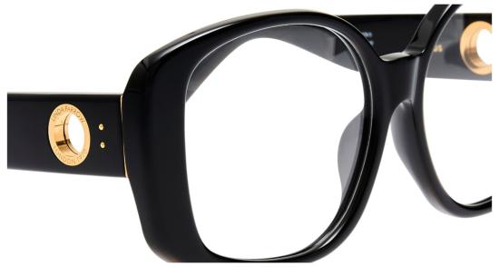  린다페로우 안경 Lfl 볼드 오버사이즈 스퀘어 프레임 안경 (골드 엠블럼 포함) - LINDA FARROW