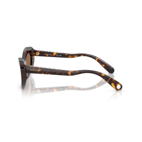 26SS 스와로브스키 선글라스 0Sk6061u 캣아이  (호피 무늬 아세테이트 프레임) - SWAROVSKI