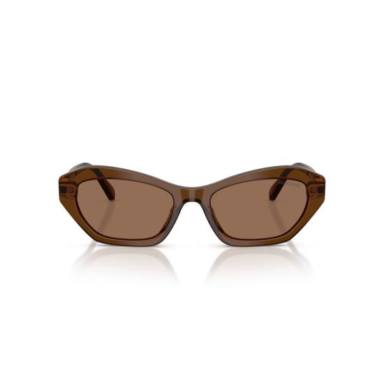 26SS 스와로브스키 선글라스 0Sk6048 기하학적 캣아이  (골드 포인트) - SWAROVSKI