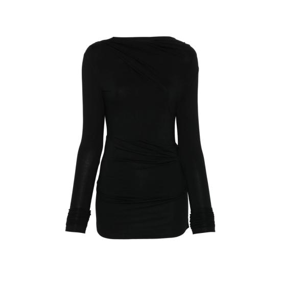 26SS 엔타이어 스튜디오 긴팔 티셔츠 ESSS26TO02243 0015 BLACK DOM