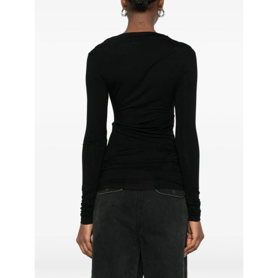 26SS 엔타이어 스튜디오 긴팔 티셔츠 ESSS26TO02243 0015 BLACK DOM - ENTIRE STUDIOS