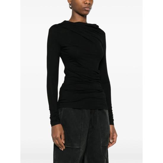 26SS 엔타이어 스튜디오 긴팔 티셔츠 ESSS26TO02243 0015 BLACK DOM - ENTIRE STUDIOS