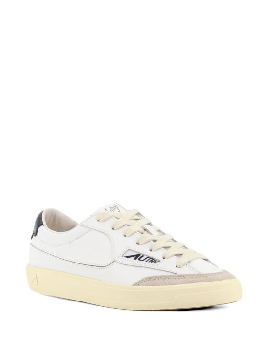 26SS 오트리 WINDSCAPE 로우 스니커즈 스웨이드 SCLW UK02WHT BLK - AUTRY