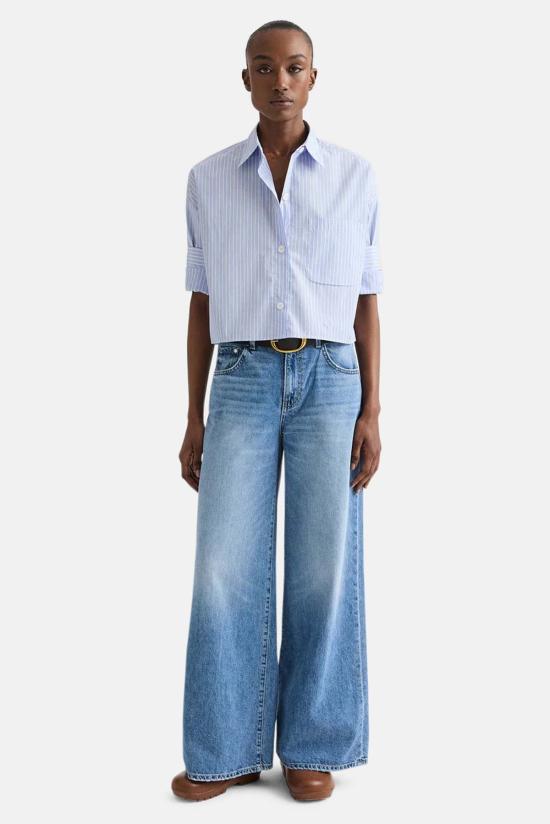  티더블유피 셔츠 Twp Next Ex 크롭 셔츠 - TWP