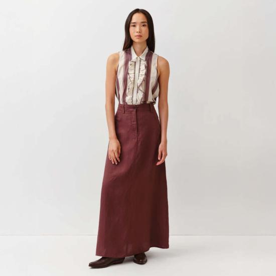  디에가 롱 스커트 자코모  플럼