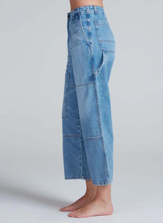  ASKK 뉴욕 데님 팬츠 아스크 니 크롭드 카펜터 진 - ASKK NY