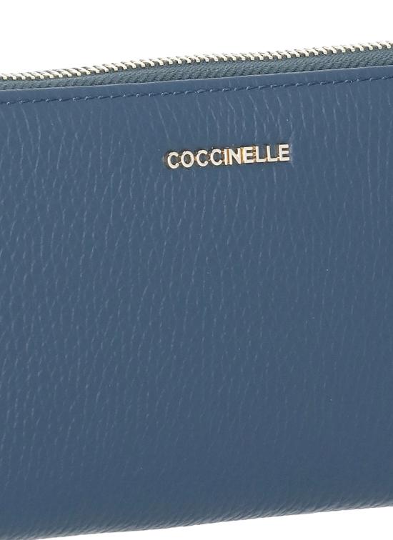 26SS 코치넬리 지갑 E2MW5113201 METALLIC SOFTB27 Blu - COCCINELLE