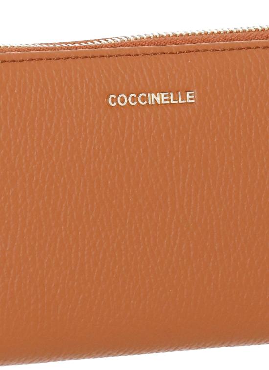 26SS 코치넬리 지갑 E2MW5113201 METALLIC SOFTR41 Arancione - COCCINELLE