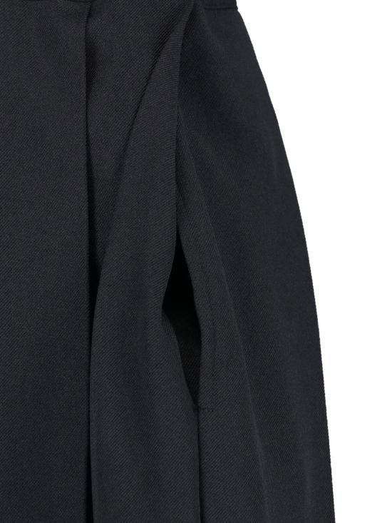 25FW 꼼데가르송 미디 스커트 RP S010 W25 Black - COMME DES GARCONS