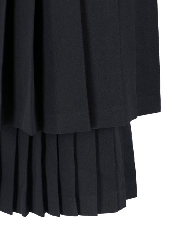 25FW 꼼데가르송 미디 스커트 RP S010 W25 Black - COMME DES GARCONS