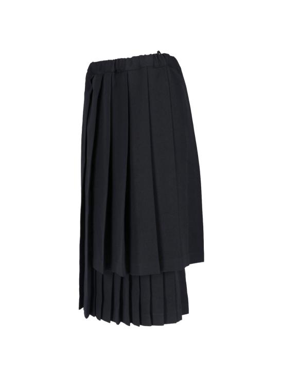 25FW 꼼데가르송 미디 스커트 RP S010 W25 Black - COMME DES GARCONS
