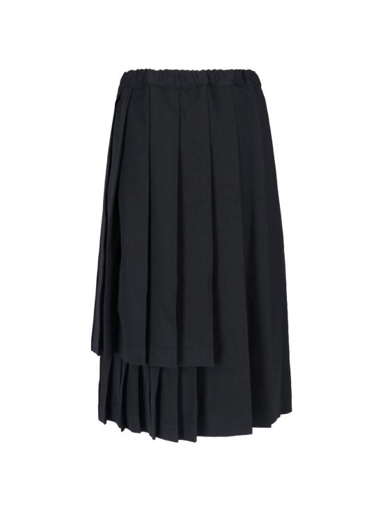 25FW 꼼데가르송 미디 스커트 RP S010 W25 Black - COMME DES GARCONS