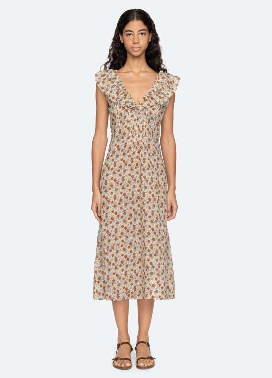  씨뉴욕 롱 원피스 씨 니 비에라 드레스 멀티 - SEA NY