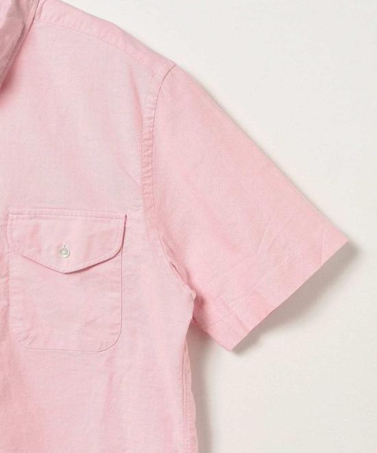  빔스 반팔 셔츠 플러스 B.D. 반팔 옥스포드 셔츠 - BEAMS