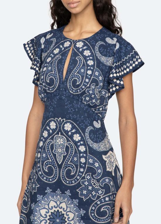  씨뉴욕 롱 원피스 Sea Ny Emelina 드레스 네이비 - SEA NY