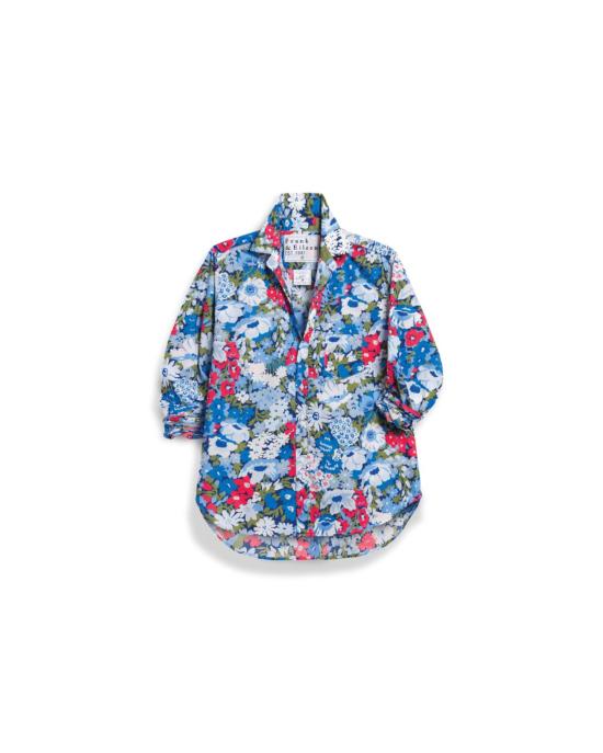  프랭크 앤 에일린 셔츠 프랭크 & 아일린 아일린 릴렉스 버튼업 셔츠 플로럴 블루/레드/그린